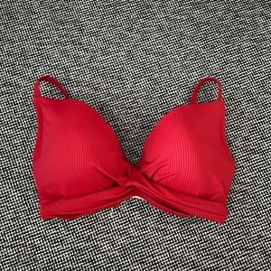 Red bikini top